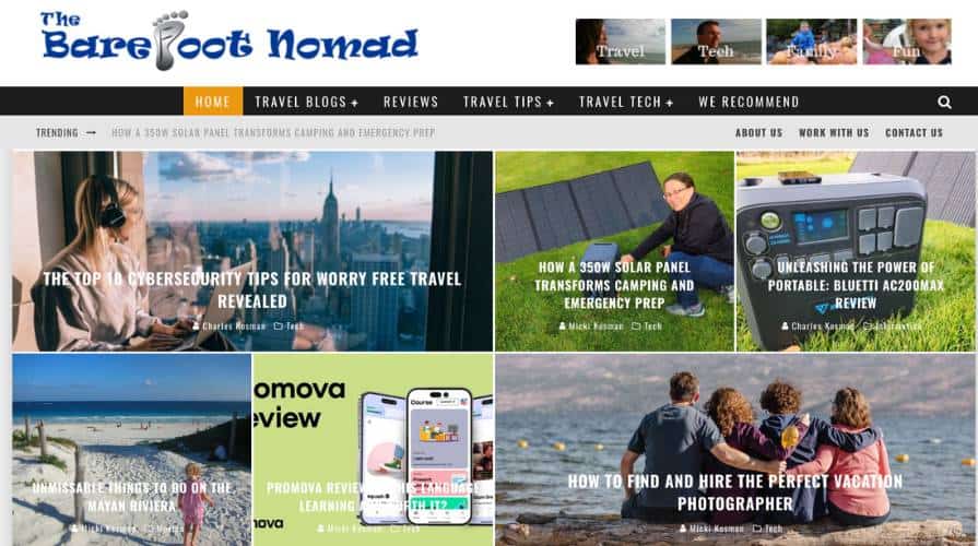 travel guide examples for students